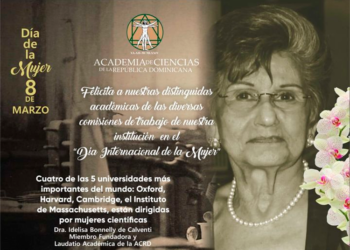 La Academia de Ciencias de la República Dominicana (ACRD), saluda a las distinguidas académicas de las diversas comisiones de trabajo de esta institución