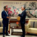 Presidente Academia de Ciencias realiza visita cortesía a embajador de la República Popular China ante la RD