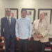 Autoridades de la Academia de Ciencias realizan visita de cortesia al rector de la PUCMM