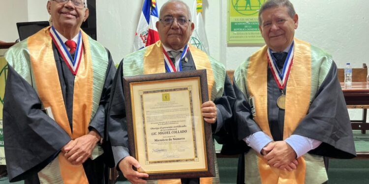 Historiador Miguel Collado ingresa a la Academia de Ciencias con discurso sobre el poeta Francisco Noel Henríquez Ureña